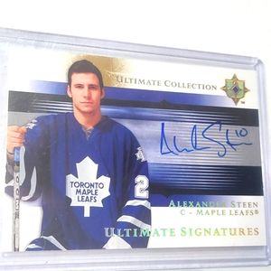 Thomas Steen Toronto Maple Leafs Ultimate Signatures Rookie Card